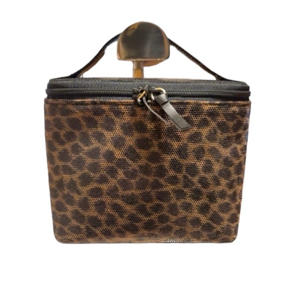 Loewe Leopard Top Handle Cosmetic Case - Picture 4 of 12